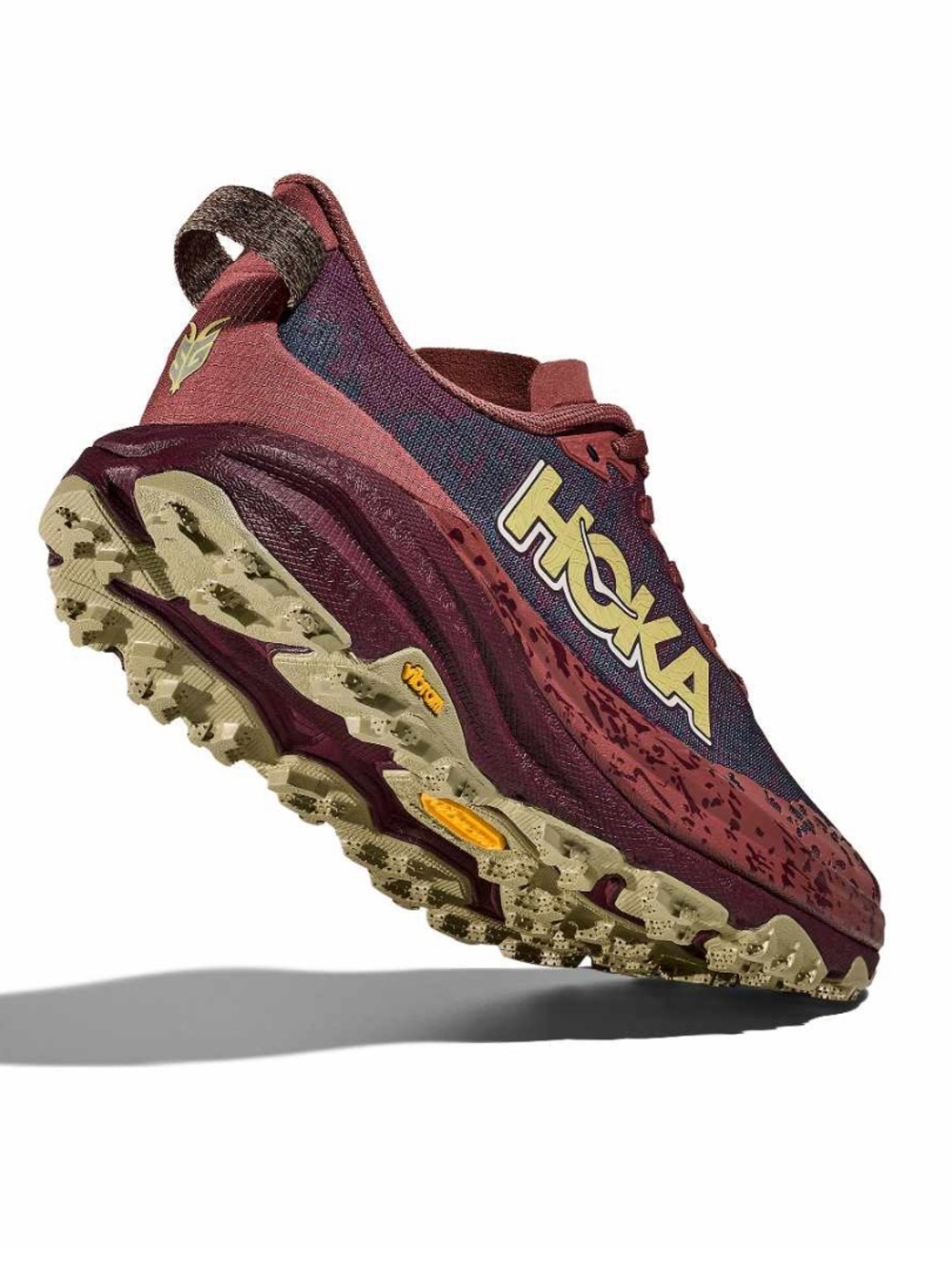 HOKA Women 
Speedgoat 6 Trail Sho -COLOR: ROUGE - BLACK CHERRY size 10 gently